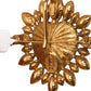 YVES SAINT LAURENT- 1980s Gold Rhinestone Heart Pendant Brooch