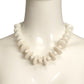 YVES SAINT LAURENT- 1973 White Plastic Bead Necklace