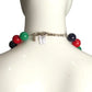 YVES SAINT LAURENT- 1973 Multi Color Plastic Bead Necklace