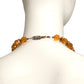 YVES SAINT LAURENT- Multi Color Glass & Metal Bead Necklace