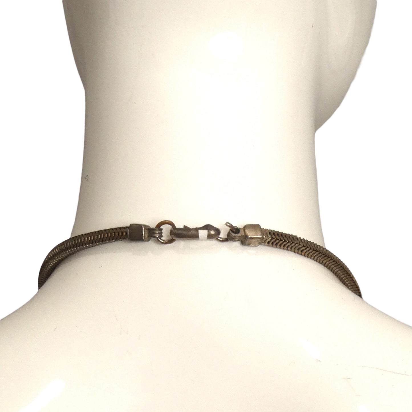 YVES SAINT LAURENT- c.1970 Rare Ethnic Style Enamel Necklace