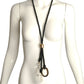 YVES SAINT LAURENT- 1980s Rope Pendant Necklace