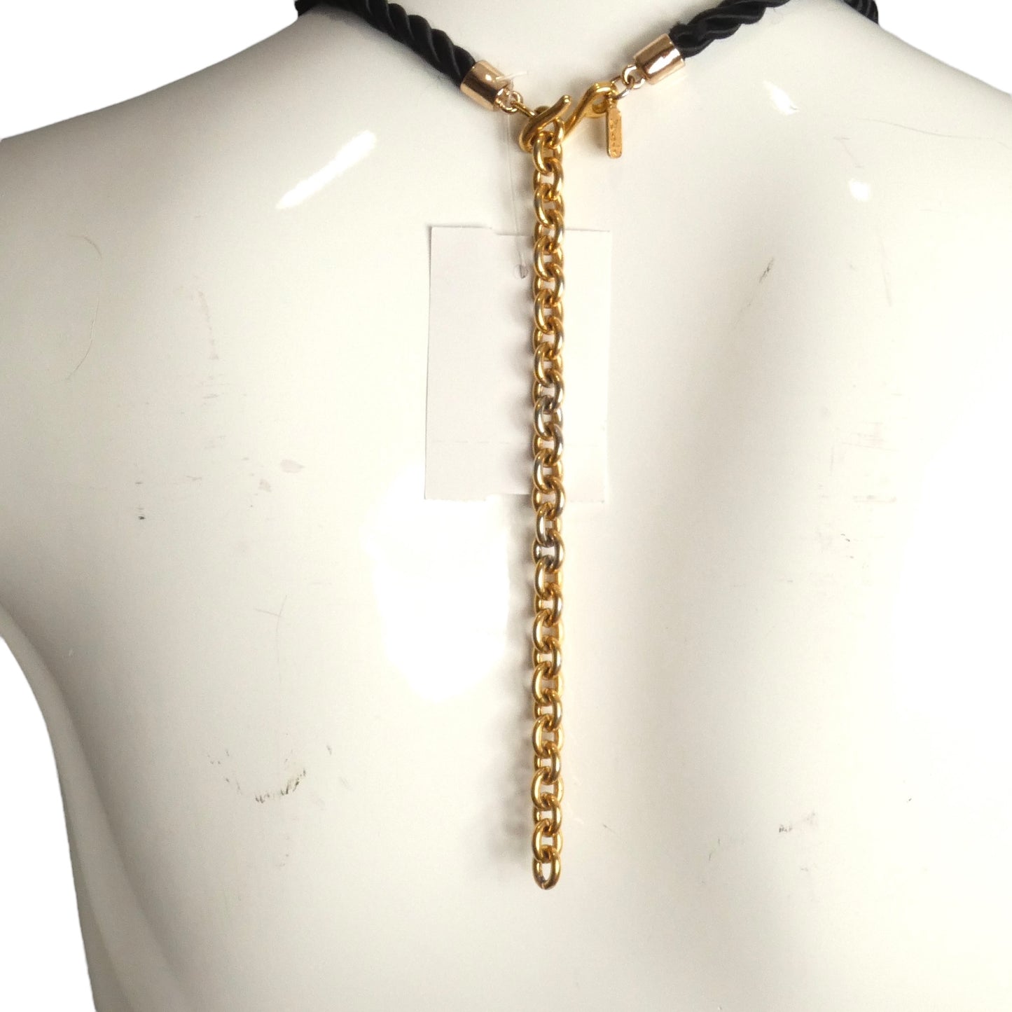 YVES SAINT LAURENT- 1980s Rope Pendant Necklace