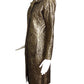 SAINT LAURENT- 1986 Gold Brocade Coat Dress, Size 6