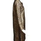 SAINT LAURENT- 1986 Gold Brocade Coat Dress, Size 6