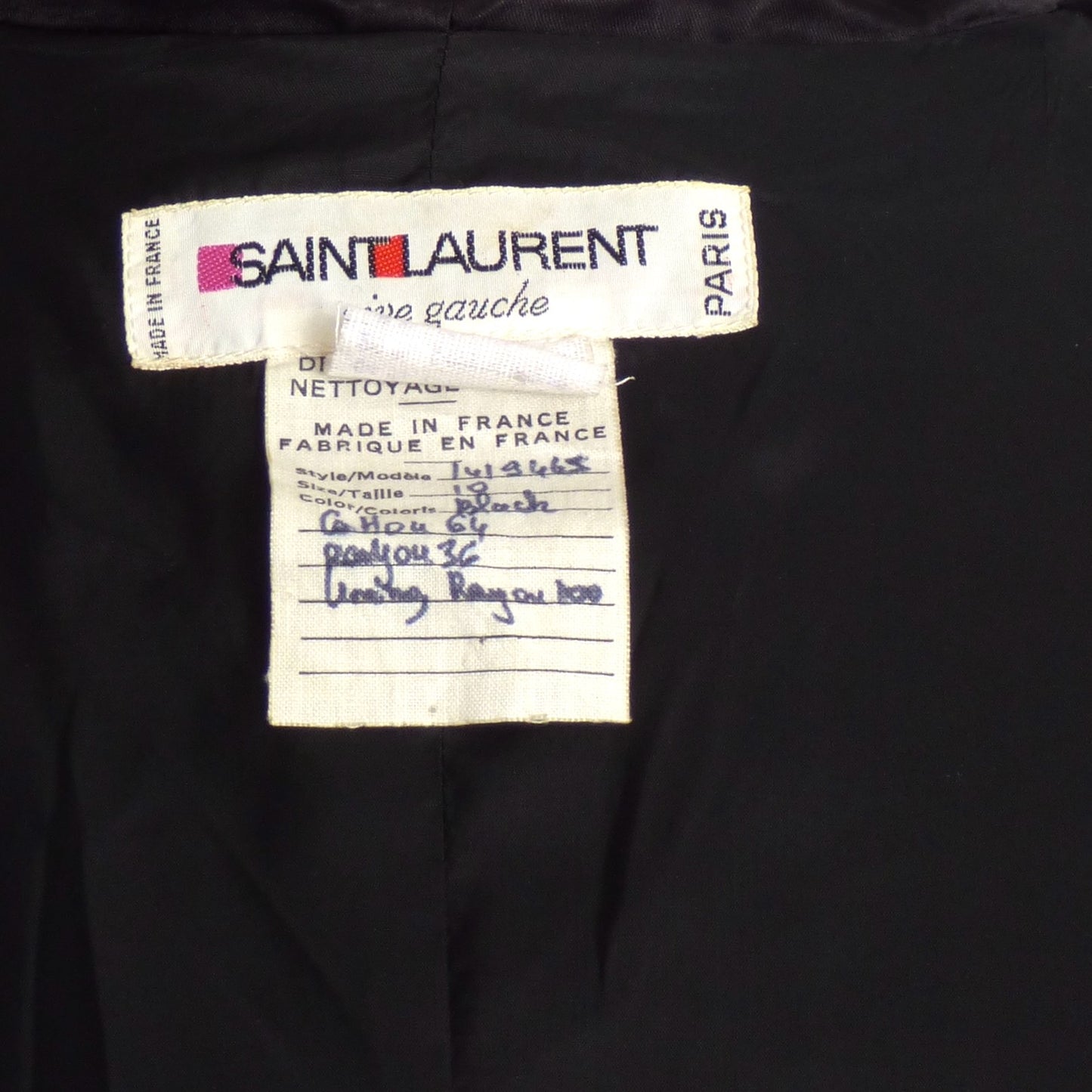 SAINT LAURENT- 1970s Black Velvet Hooded Cape, One Size