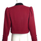 YVES SAINT LAURENT-1970s Wool & Velvet Jacket, Size 8