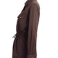 Yves Saint Laurent- 1970s Brown Cotton Safari Jacket, Size 6