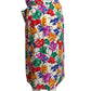 YVES SAINT LAURENT- 1985 Cotton Floral Print Skirt, Size 8