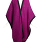 YVES SAINT LAURENT- 1970s Purple Mohair Wrap, Size 4