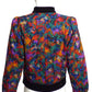 YVES SAINT LAURENT- 1970s Floral Print Wool Jacket, Size 4