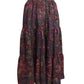 YVES SAINT LAURENT- 1970s Multi Color Wool Print Skirt, Size 4