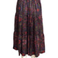 YVES SAINT LAURENT- 1970s Multi Color Wool Print Skirt, Size 4