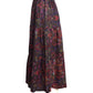 YVES SAINT LAURENT- 1970s Multi Color Wool Print Skirt, Size 4