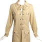 YVES SAINT LAURENT- 1990s Khaki Cotton Safari Jacket, Size 8