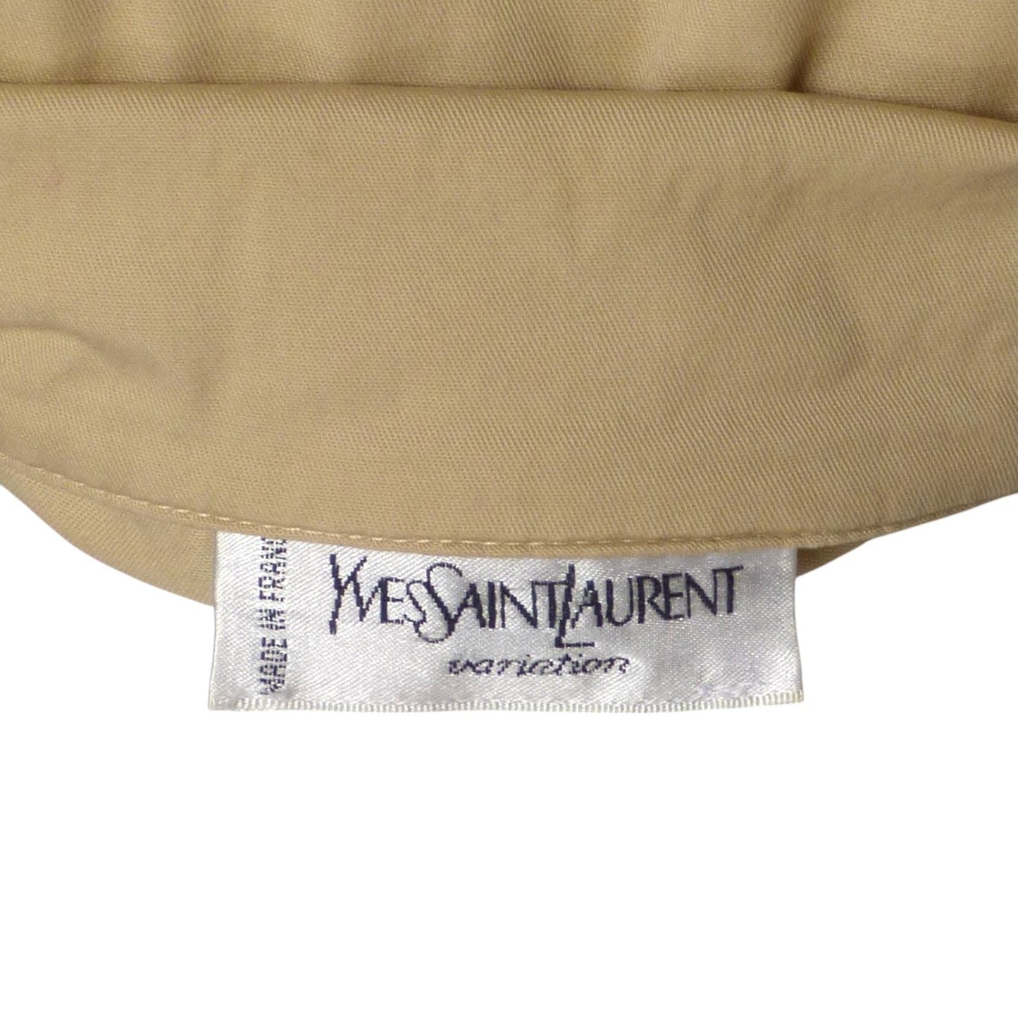 YVES SAINT LAURENT- 1990s Khaki Cotton Safari Jacket, Size 8