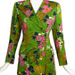 YVES SAINT LAURENT- 1970s Floral Brocade Blazer, Size 6