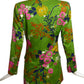 YVES SAINT LAURENT- 1970s Floral Brocade Blazer, Size 6