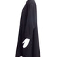 SAINT LAURENT- 1980s Black Wool "Great" Coat, Size 10