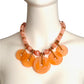 YVES SAINT LAURENT- Lucite Bead & Disc Necklace & Earrings