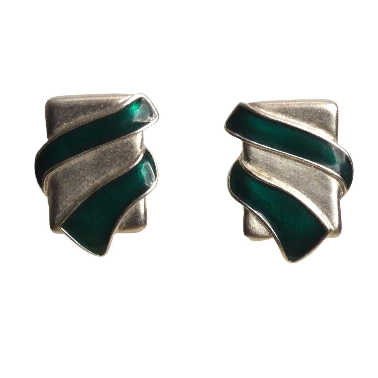 YVES SAINT LAURENT- 1980s Multi Colored Coiled Necklace/Earrings