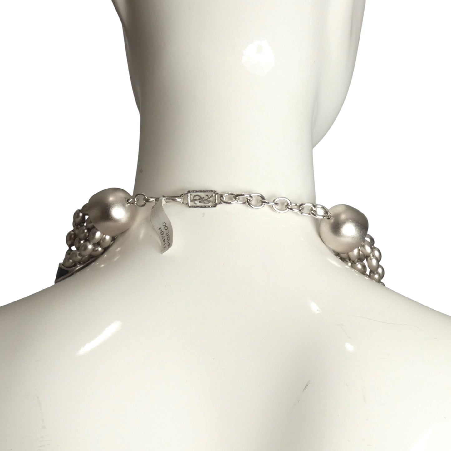 YVES SAINT LAURENT- 1980s Multi Colored Coiled Necklace/Earrings