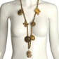 JOSEFF OF HOLLYWOOD- Brass Charm Necklace