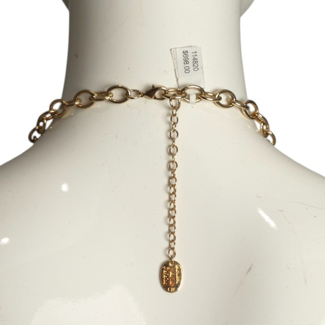 LOULOU DE LA FALAISE- Rhinestone Chain Link Necklace