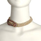 EUGENE-1950s Pearl and Rhinestone Choker