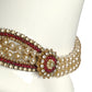 EUGENE-1950s Pearl and Rhinestone Choker
