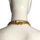 JAY FEINBERG- 1980s Gold 3-Strand Leaf Choker