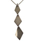 PUIG DORIA- Sterling Drop Pendant Necklace