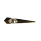 COURREGES- Gold Rhinestone Spike Brooch