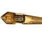 COURREGES- Gold Rhinestone Spike Brooch
