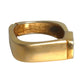 PIERRE CARDIN-1990s Gold Metal Clamper Bracelet