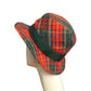 YVES SAINT LAURENT- 1970s Wool Plaid Fedora