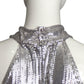 PACO RABANNE- NWT 2024 Silver Metal Mesh Dress, Size 8