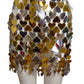 PACO RABANNE- NWT 2023 Heart Paillette Chain Skirt, Size 6