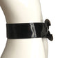 YVES SAINT LAURENT- 1970 Black & Gold Butterfly Belt, Waist-31"