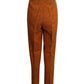 YVES SAINT LAURENT- 1970s 3pc Orange Tweed Skirt/Pant Suit, Size 12