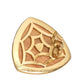 YVES SAINT LAURENT- 1980s Wood Pyramid Earrings