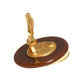 YVES SAINT LAURENT- 1990s Layered Acrylic Button Earrings