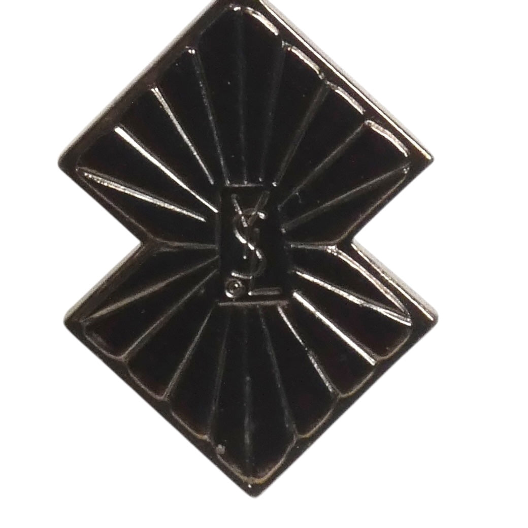 YVES SAINT LAURENT- 1980s Multi Color Enamel & Mirror Drop Earrings