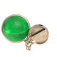 ROGER SCEMAMA- 1960s Green Resin Orb Drop Earrings