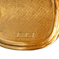 YVES SAINT LAURENT- Gold Etched Metal "Jazz" Cuff