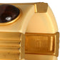 YVES SAINT LAURENT- Metal & Rhinestone Lucite Bangle