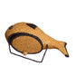 HARRY ROSENFELD- 1960s Black & Tan Straw Fish Purse