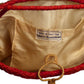 HARRY ROSENFELD- 1960s Red & Tan Straw Fish Purse