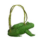 1950s Green Wicker Frog Purse