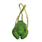 1950s Green Wicker Frog Purse